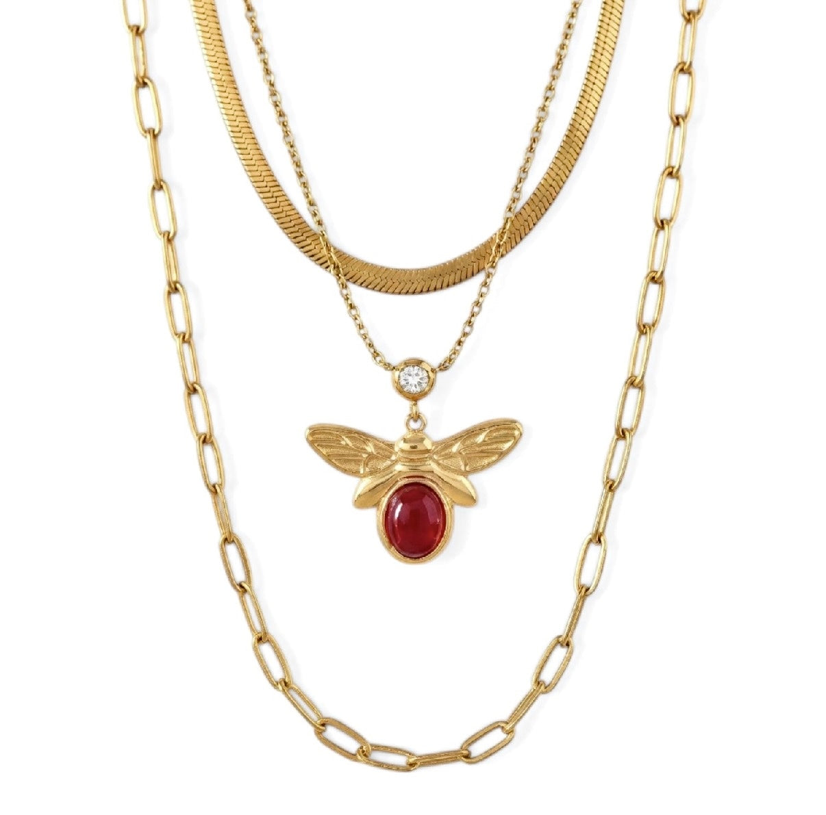 Scarlett Honey Necklace