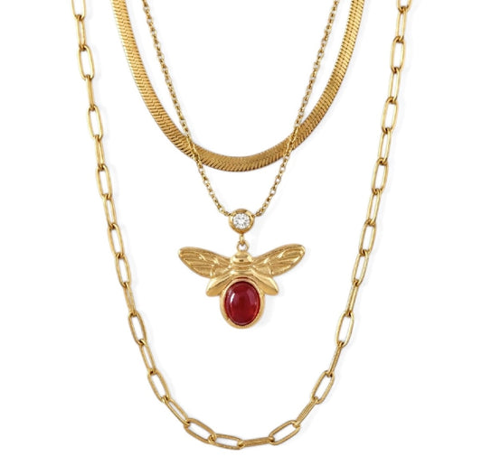 Scarlett Honey Necklace